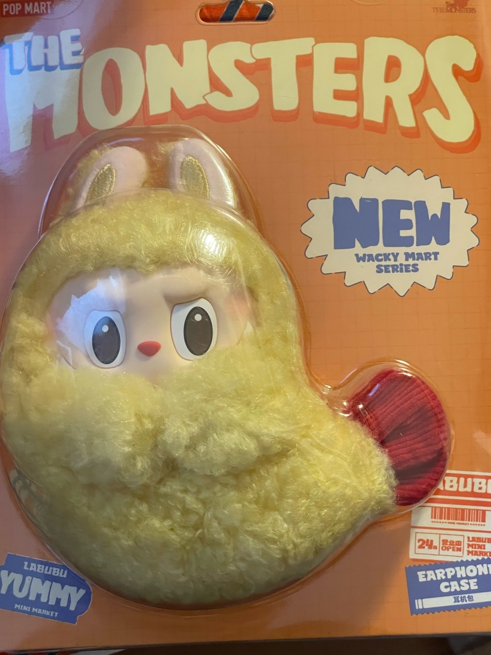 Popmart the monsters, new wacky mart series Labubu earphone case